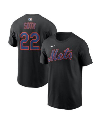 Nike Мужская футболка Juan Soto Black New York Mets Home Name & Number