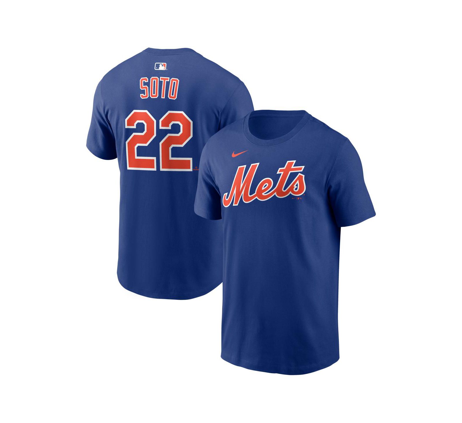 Nike Men's Juan Soto Royal New York Mets Name & Number T-Shirt