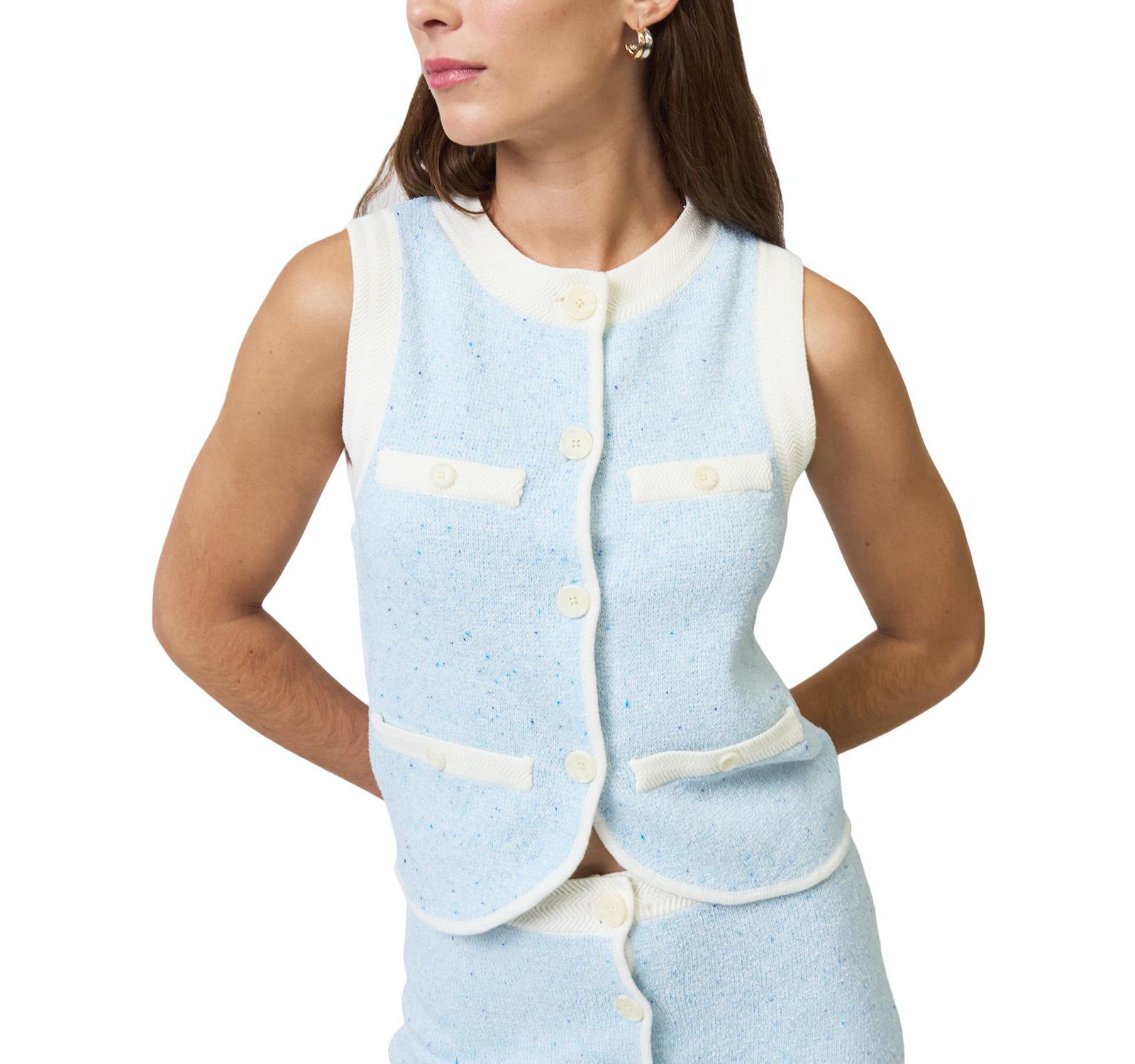 Жилет Central Park West Women's Celeste Tweed Yarn