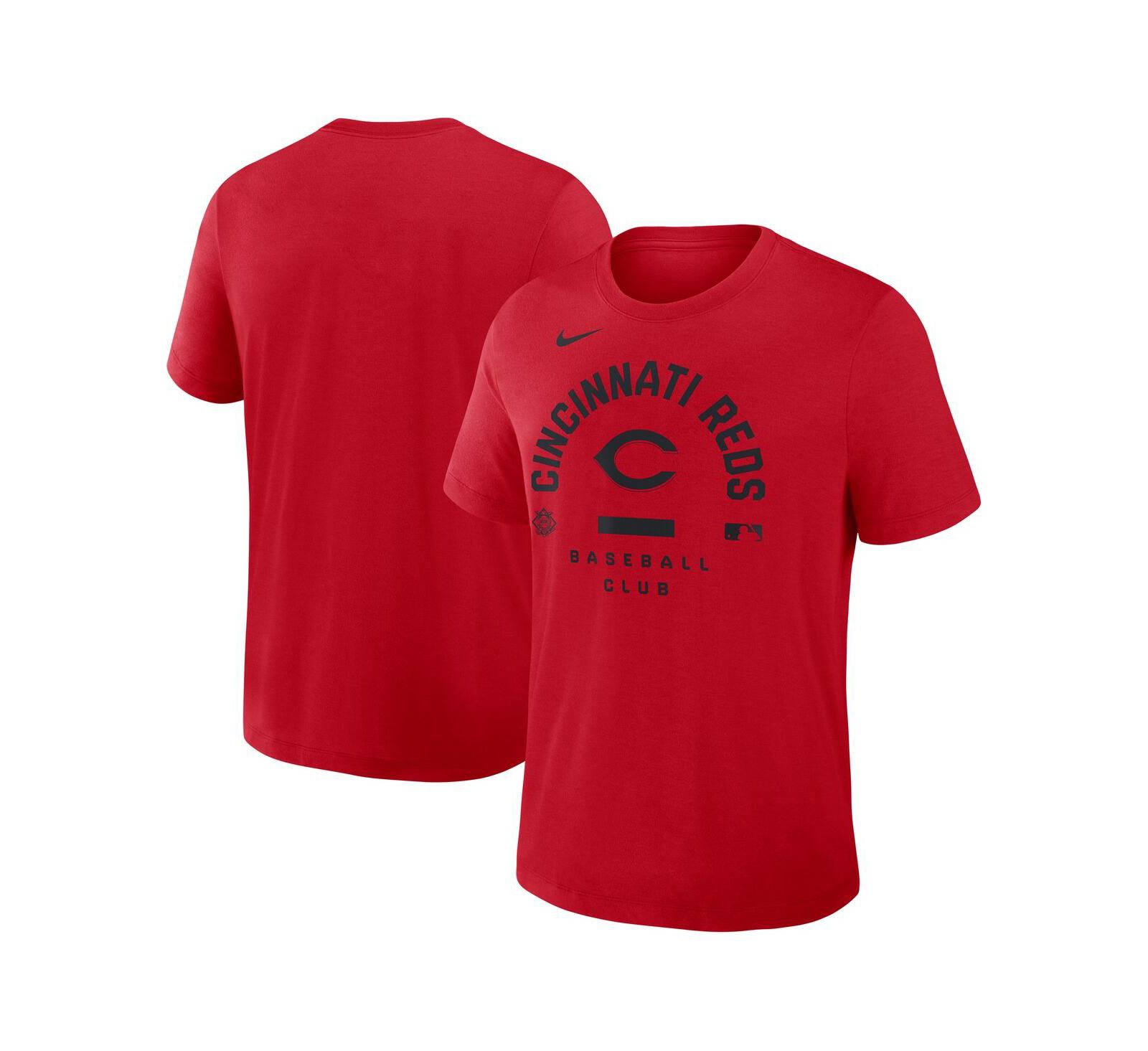 Мужская футболка Nike Cincinnati Reds Authentic Collection Early Work Tri-Blend Dri-FIT