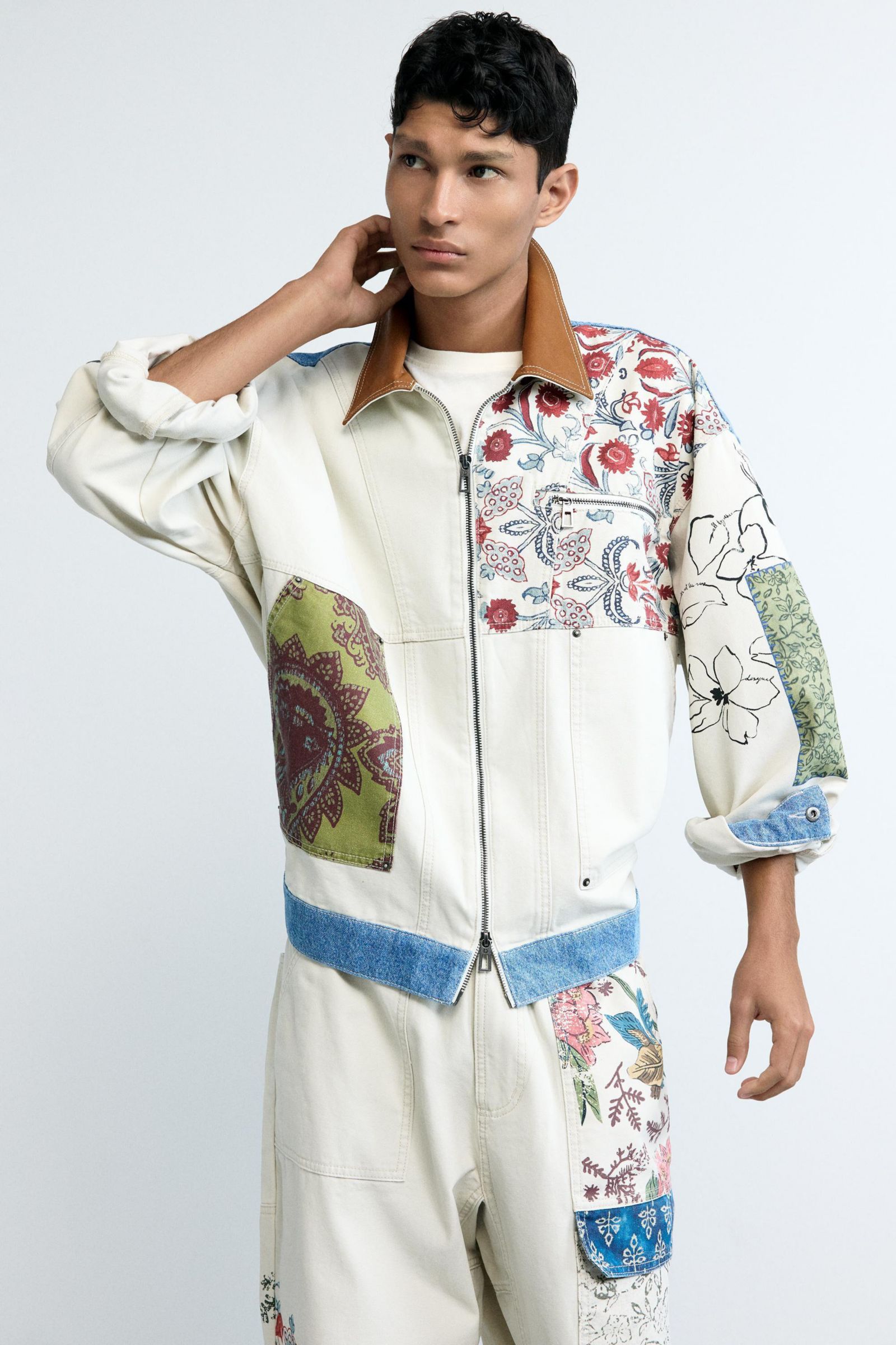 Мужское пальто Desigual Patchwork