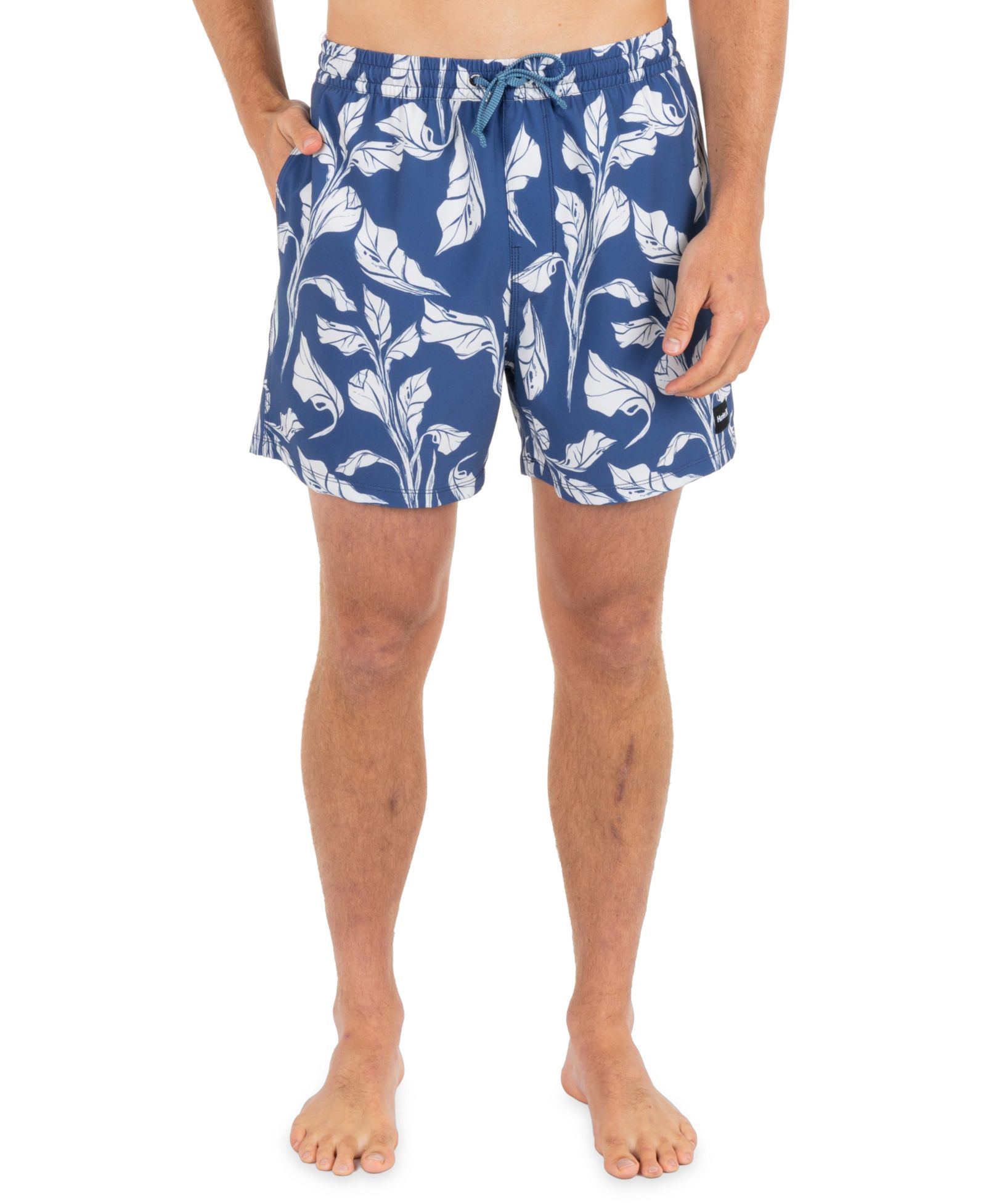 Мужские плавательные шорты Hurley Men's Cannonball Lined Volley 17" Floral Print