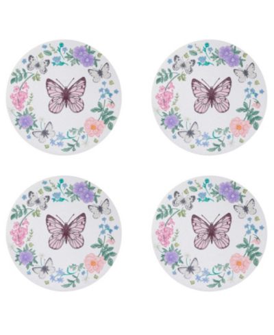 Набор из 4 шт. плетеных круглых подставок Avanti Meadow Woven