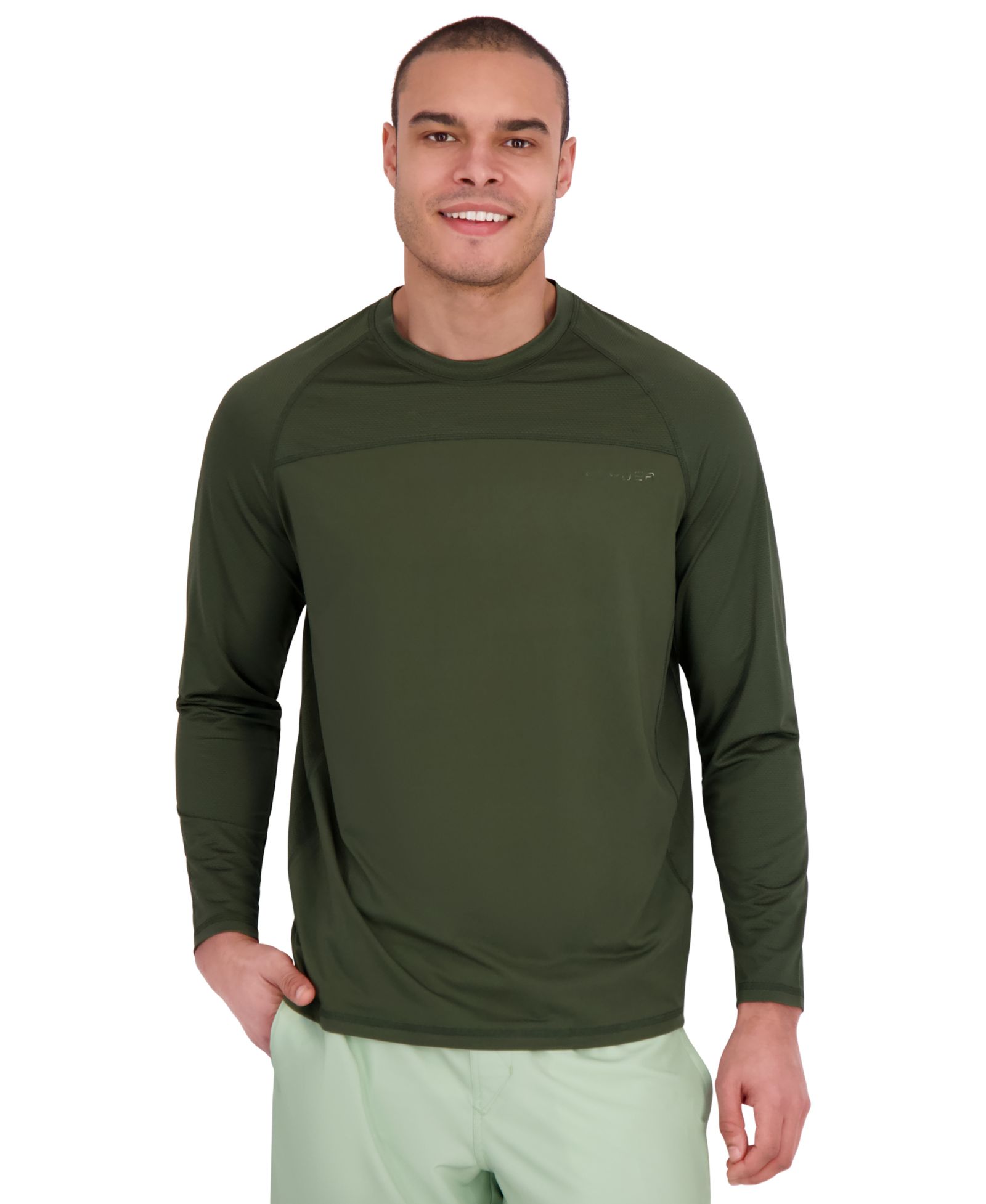 Spyder Мужской рашгард Spyder Textured Panel Long-Sleeve UPF 50+