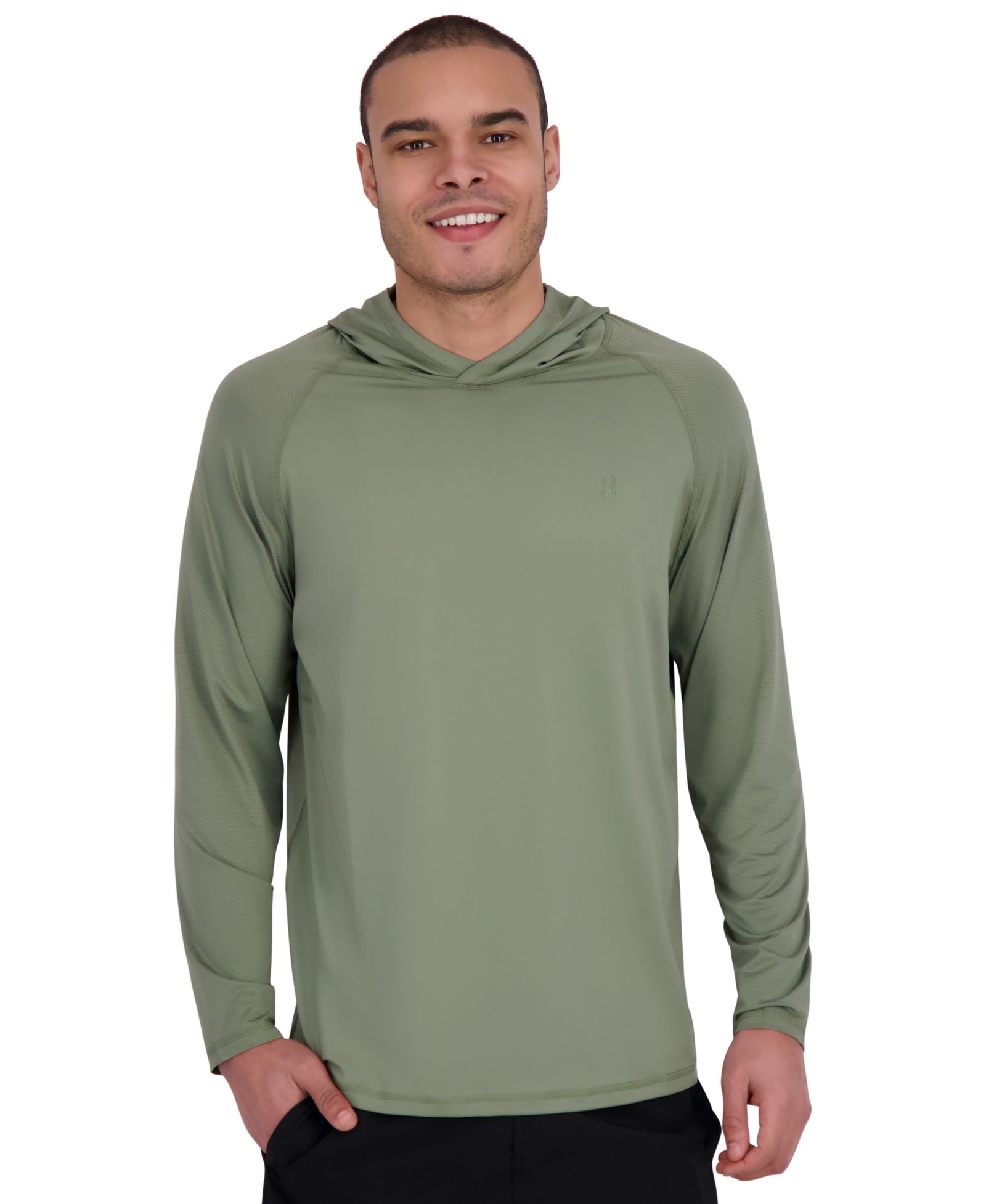 Spyder Men's Raglan Long-Sleeve UPF 50+ Rashguard