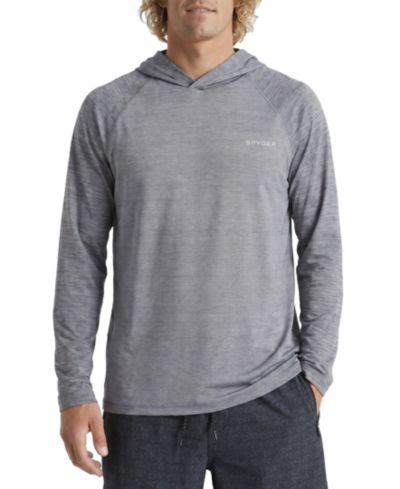 Мужской рашгард Spyder Birdseye Heather Hooded Long-Sleeve