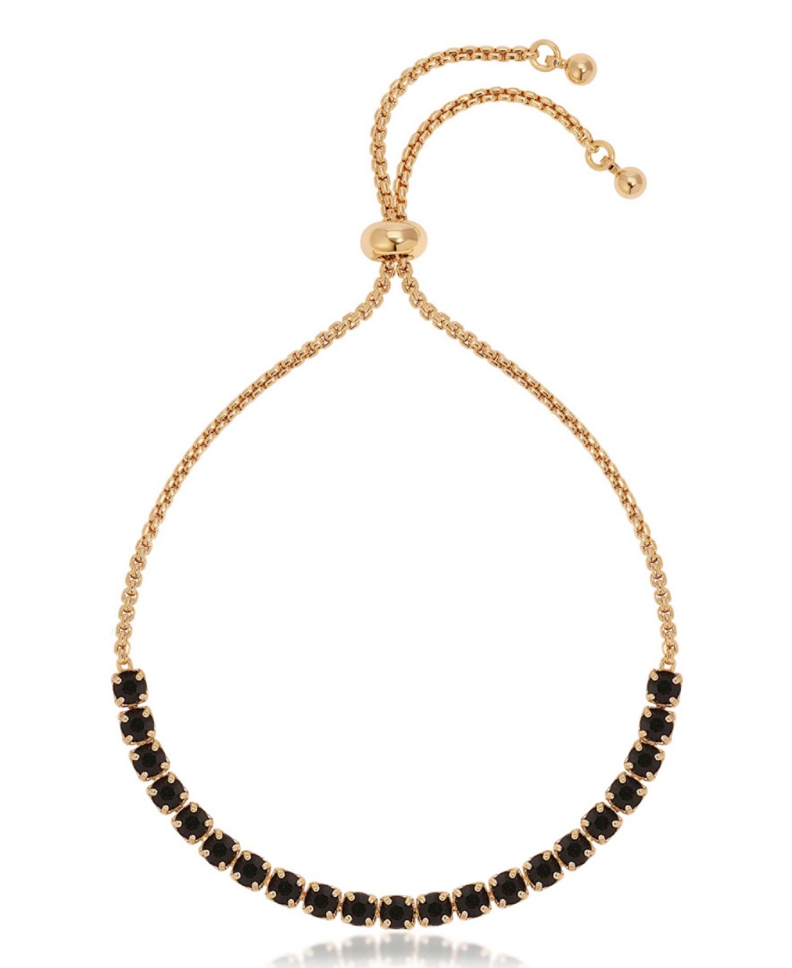 ETTIKA Adjustable Dainty Crystal Bracelet