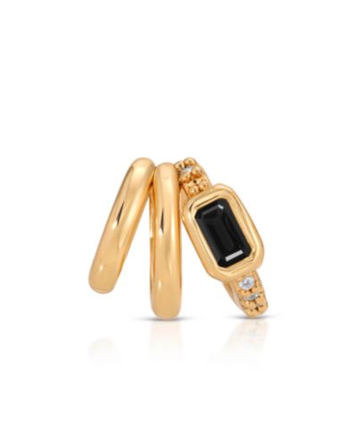 ETTIKA Cluster Stacked Ear Cuffs
