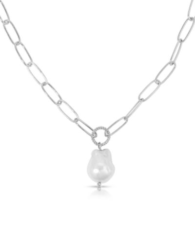 ETTIKA Single Freshwater Pearl Chain Necklace