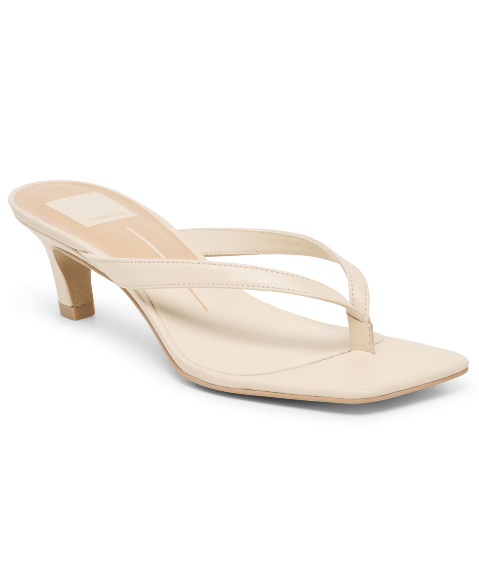 Dolce Vita Women's Ramia Kitten Heel Thong Dress Sandals