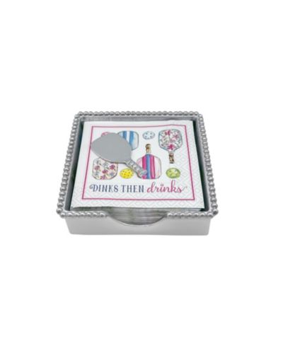 Набор салфеток Mariposa Aluminum Pickleball Beaded 5.75"