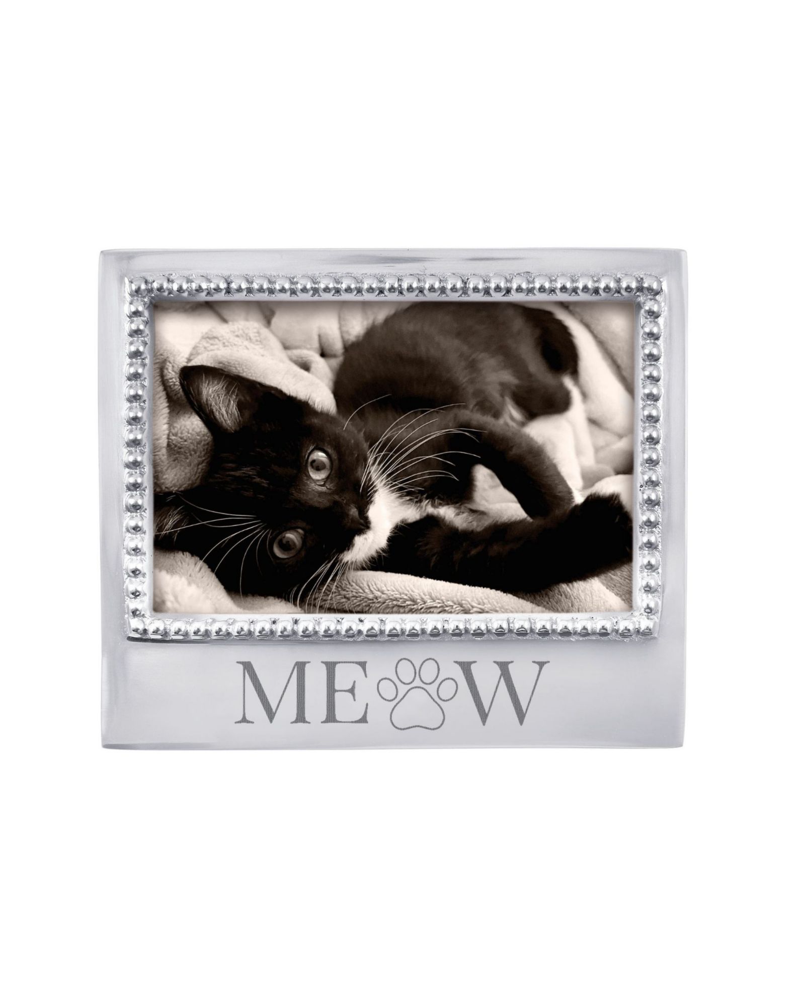 Рамка Mariposa Aluminum Meow Beaded, 4" x 6"