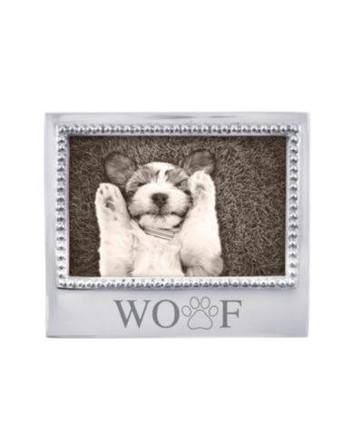 Mariposa Aluminum Woof Beaded Frame, 4" x 6"