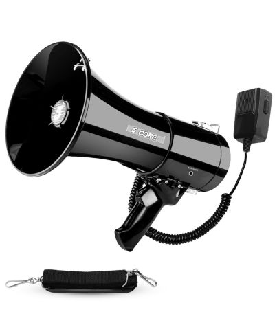 5 Core 50W Bullhorn Portable Built-in Siren Megaphone Speaker