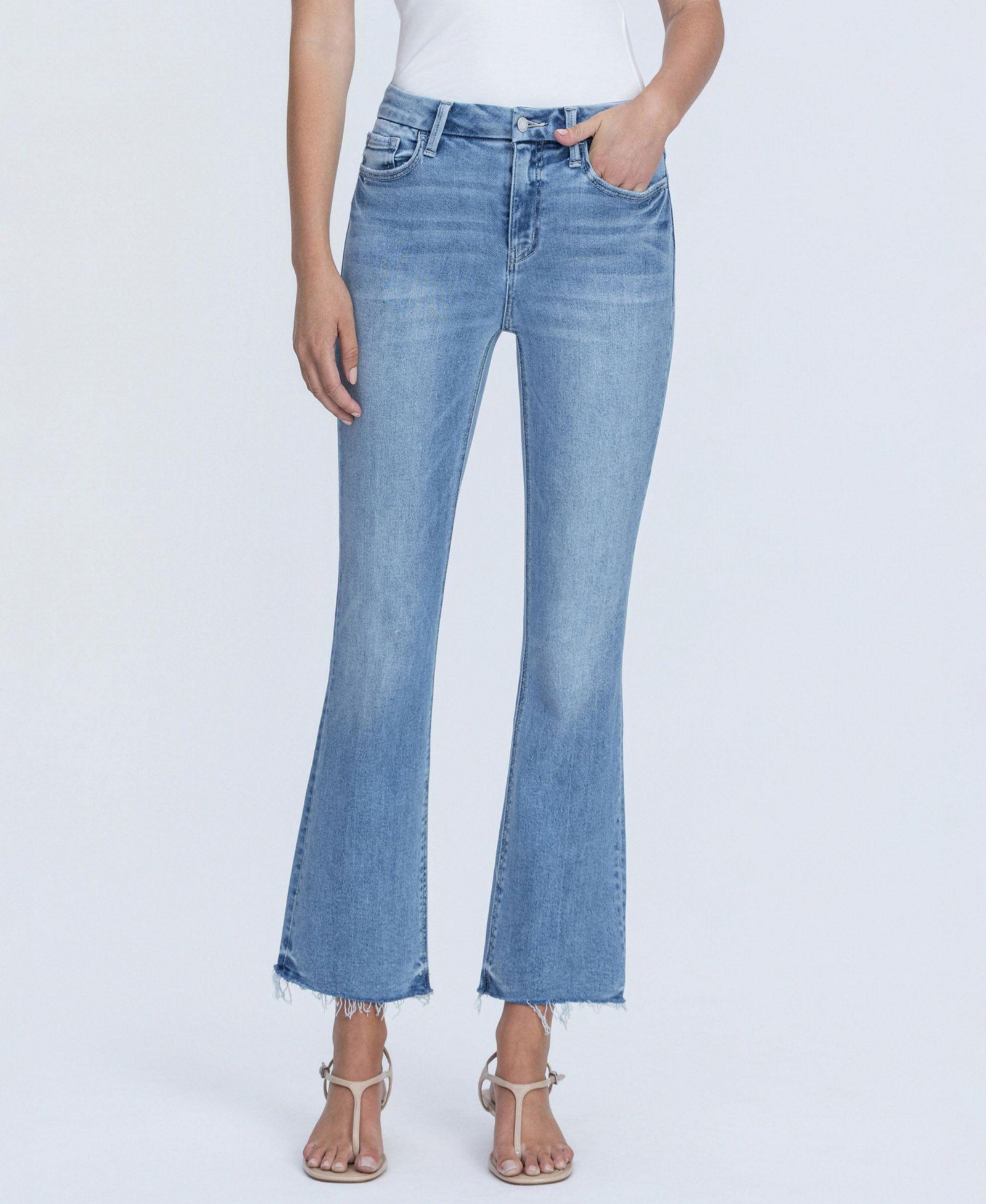 Vervet Women's High Rise Kick Flare Jeans