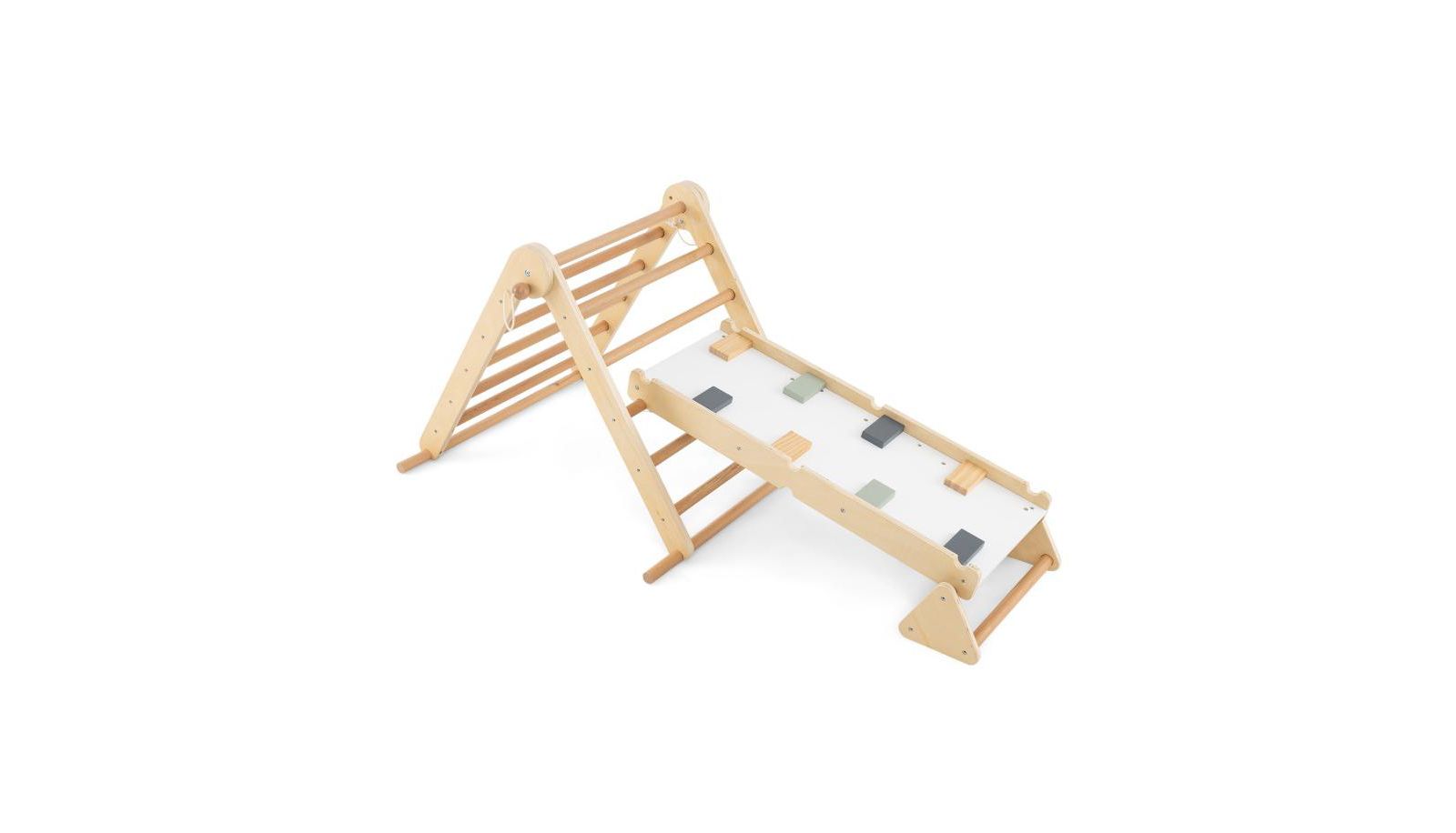 Складной игровой набор Slickblue 3-in-1 Climbing Triangle Set с рампой для детей