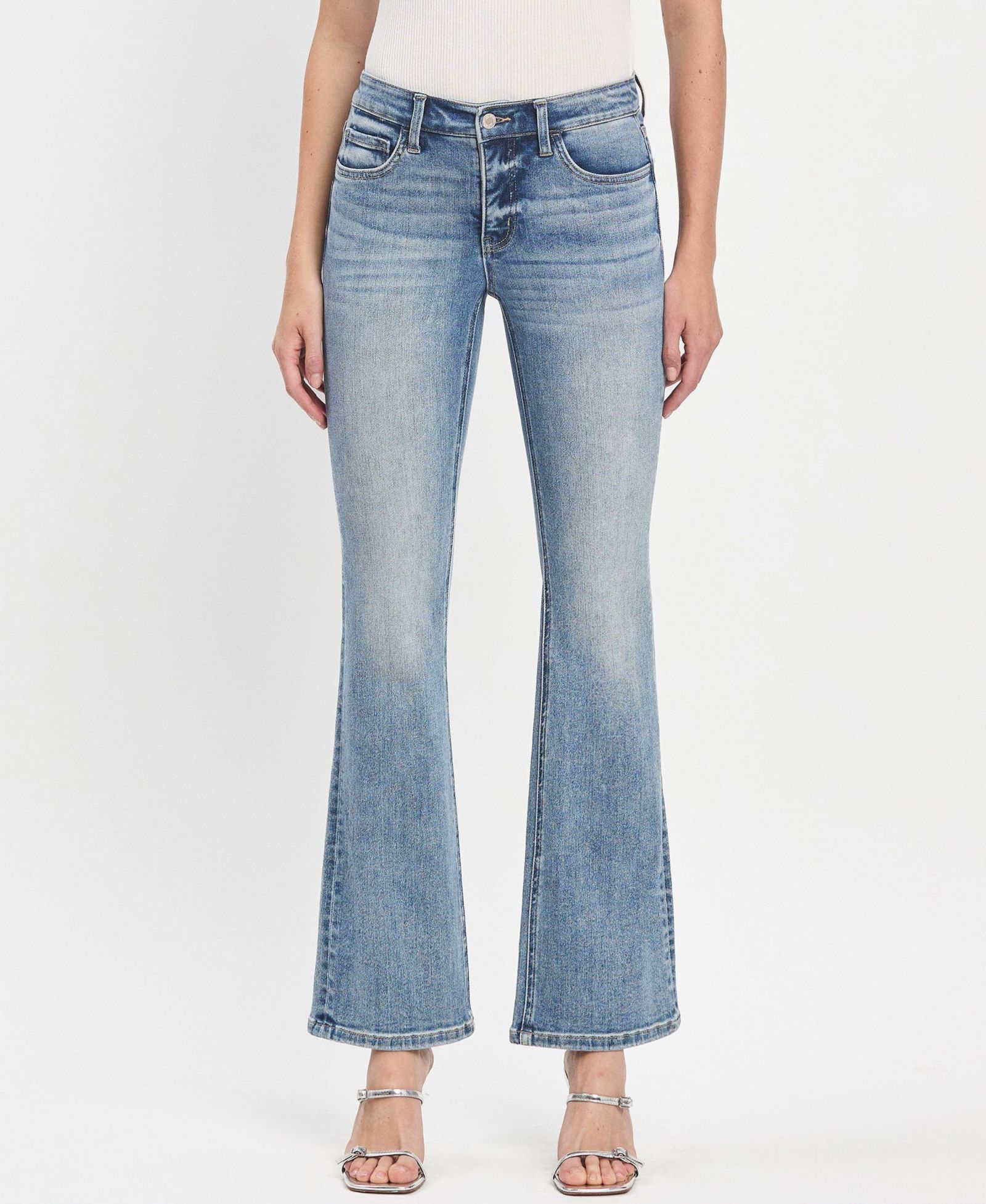 Женские джинсы Vervet Mid Rise Full Length Bootcut