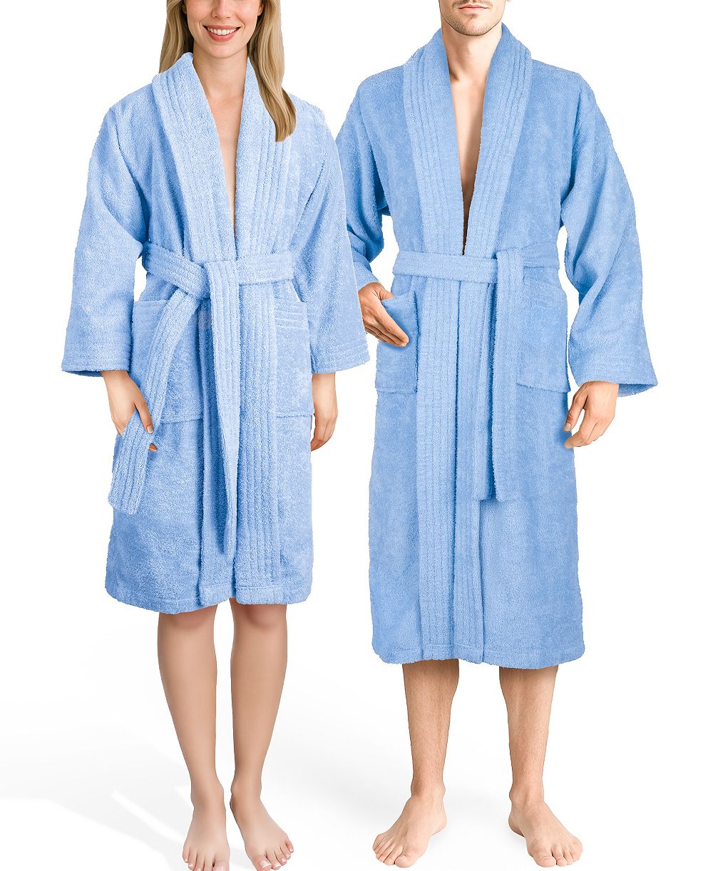 American Soft Linen Shawl Collar Cotton Bathrobes