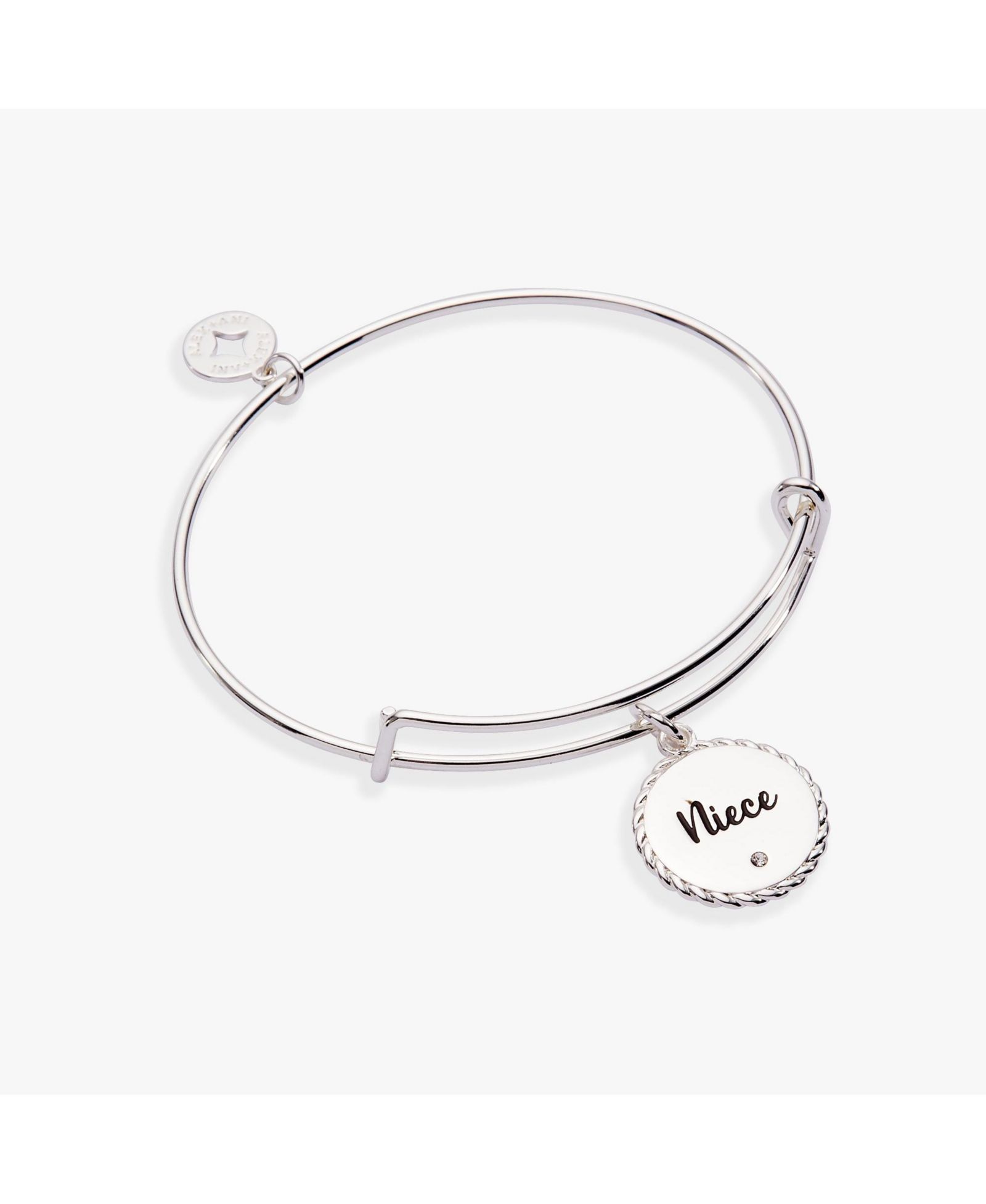 Alex and Ani браслет Niece 'Unbreakable Bond Of Love And Friendship' Charm Bangle