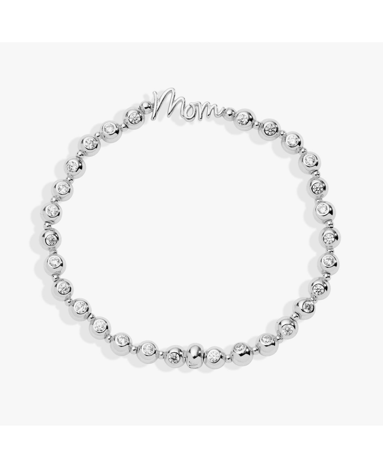 Alex and Ani Женский эластичный браслет Mom Elongated Crystal