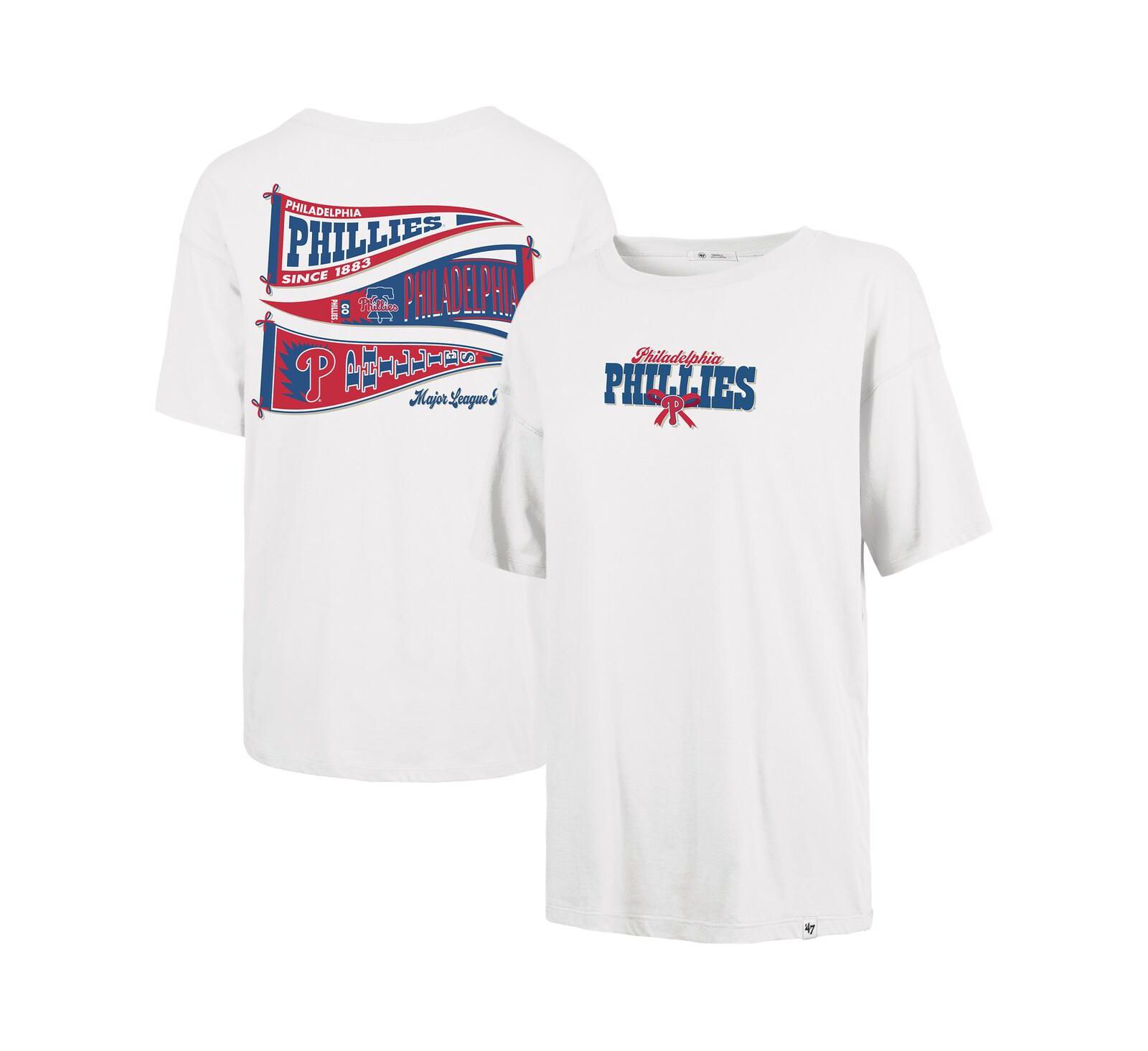 '47 Brand Женская футболка с бантом Sadie Philadelphia Phillies Sand