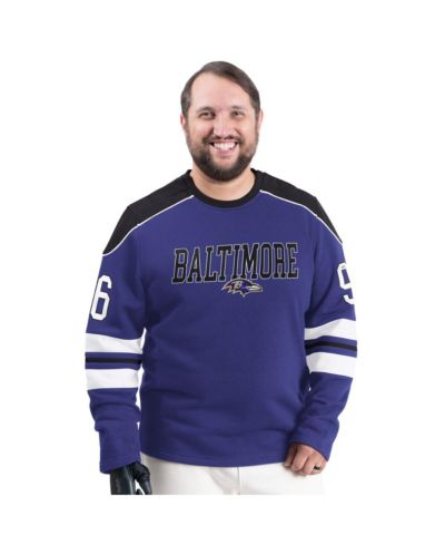 Мужской свитшот G-III Sports by Carl Banks Purple Baltimore Ravens