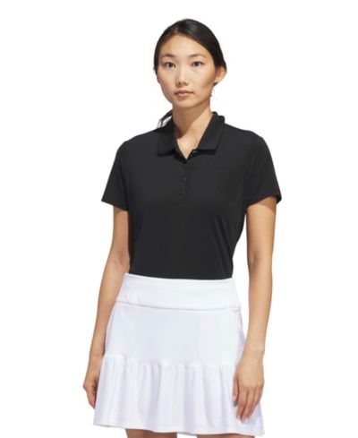 adidas Женская Solid Short-Sleeve Polo Shirt