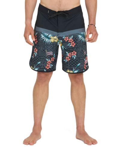 Мужские плавки Quiksilver с цветочным принтом