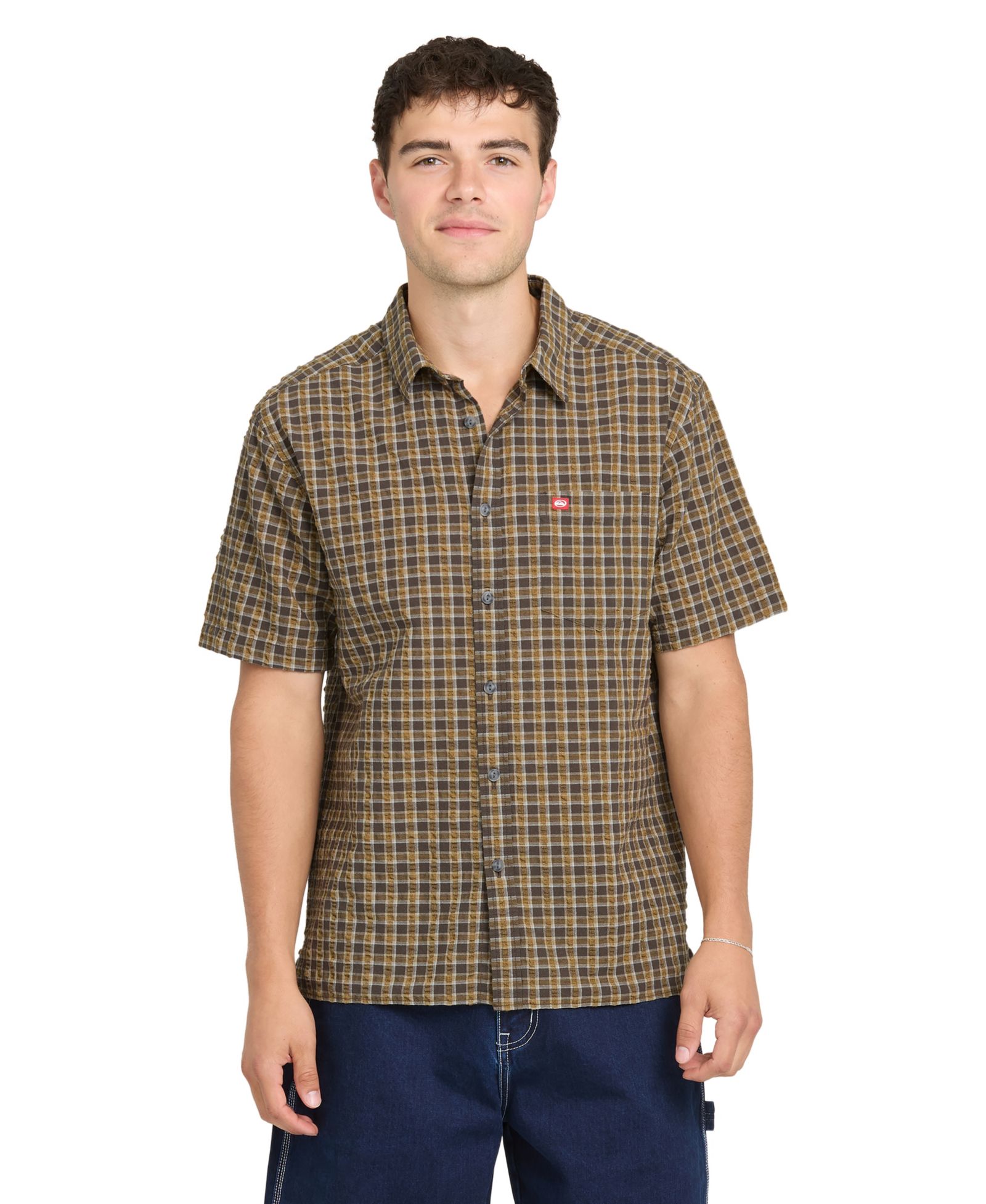 Мужская рубашка Quiksilver Short-Sleeve Plaid