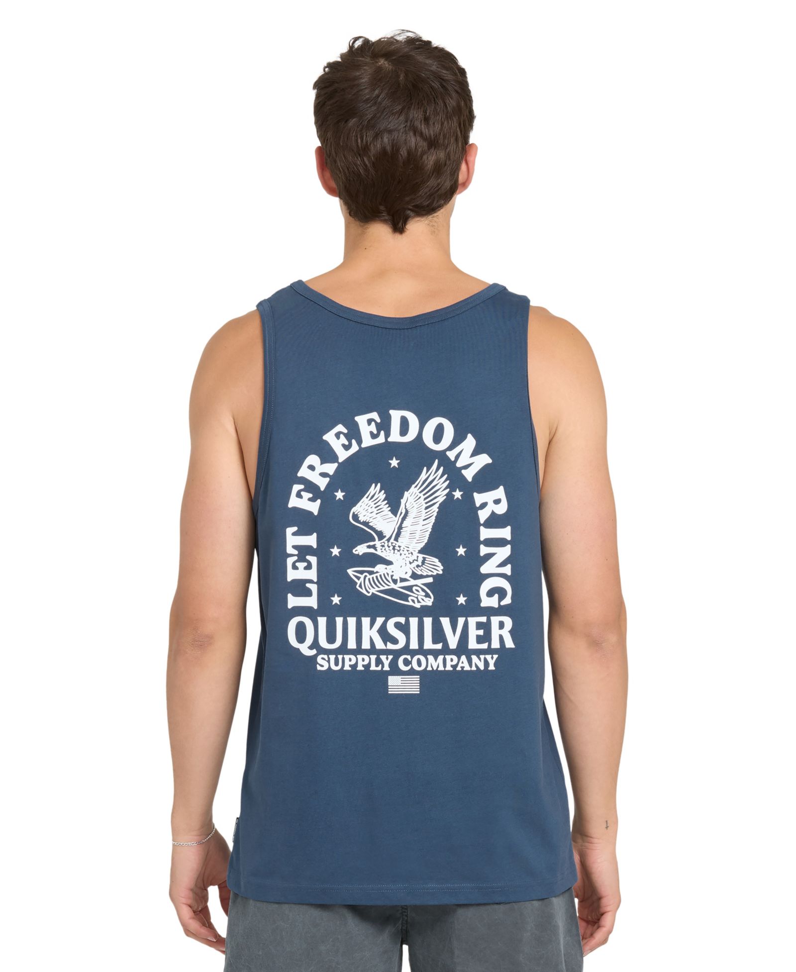 Quiksilver Мужской Freedom Ring Crewneck Tank Top