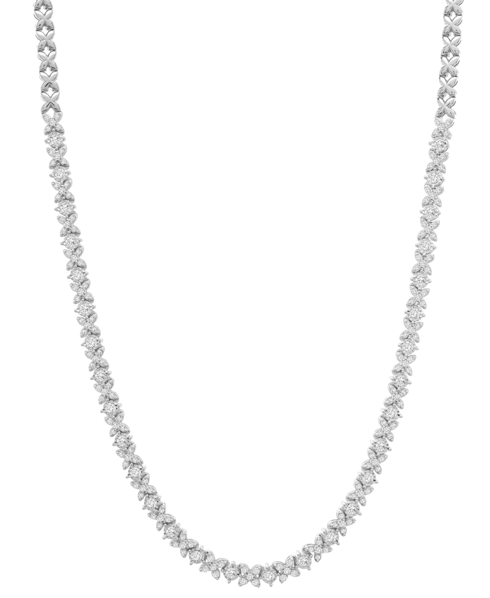 Бриллиантовое ожерелье Wrapped in Love (2 ct. t.w.) из стерлингового серебра