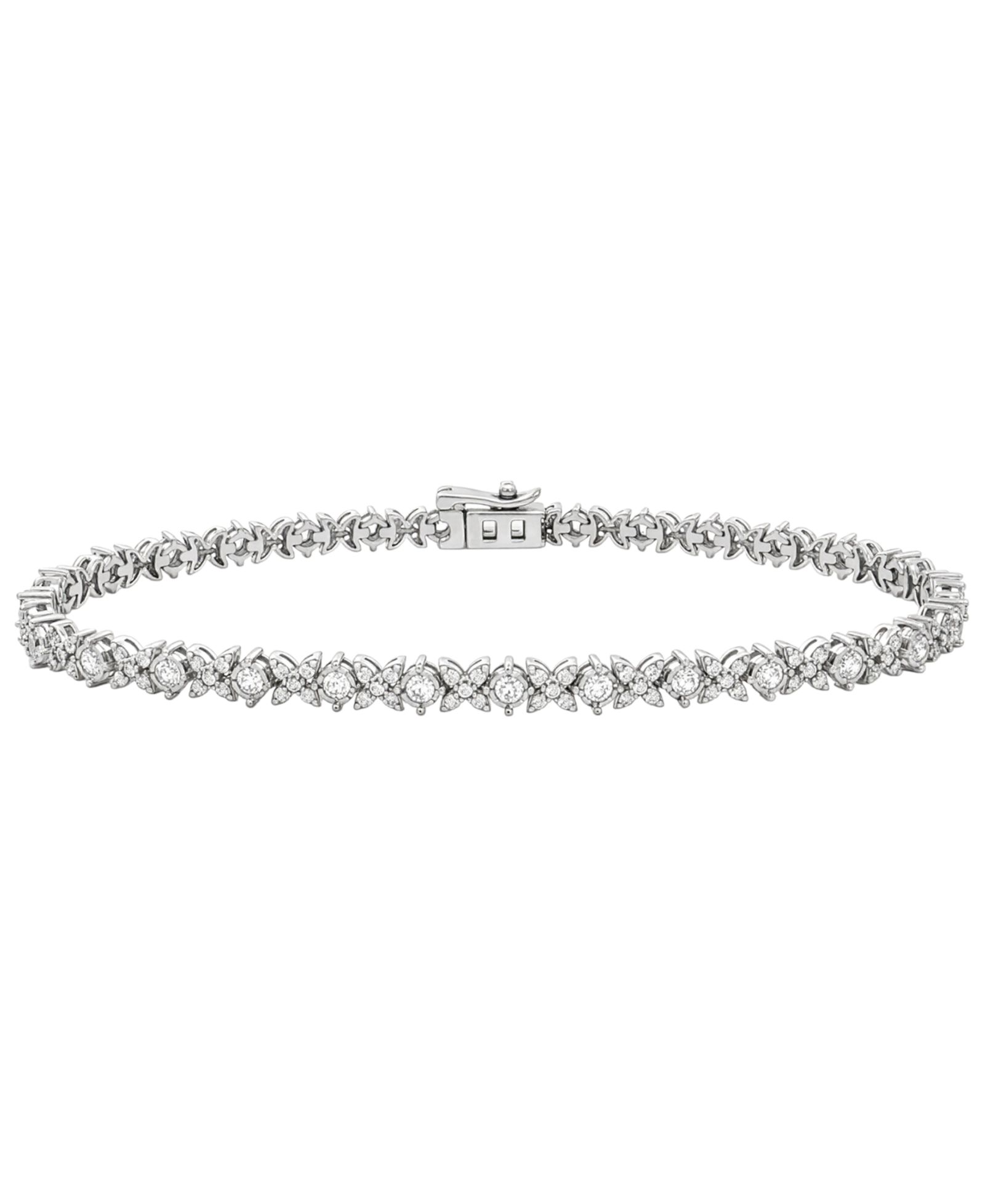 Wrapped in Love Браслет с бриллиантом (2 ct. t.w.) из стерлингового серебра