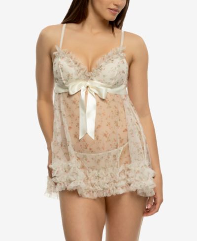 Комплект Jezebel Women's Veil Luxe Underwire Babydoll 999554P
