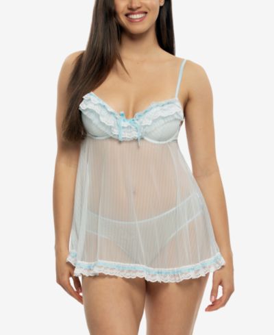 Женский комплект babydoll с рюшами Jezebel 82154P