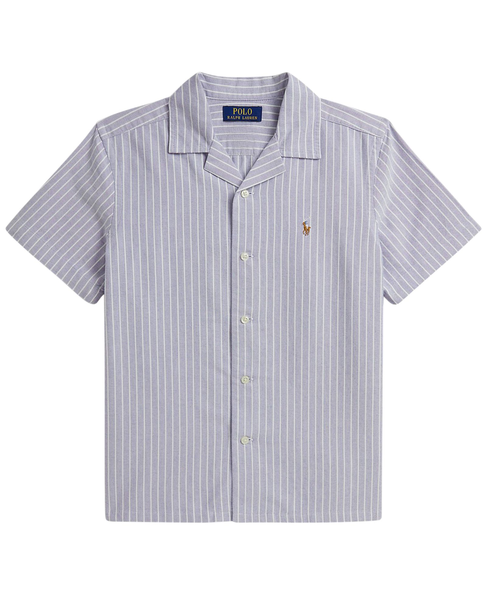 Мужская рубашка Polo Ralph Lauren Boys' 8-20 Striped Cotton Oxford Camp