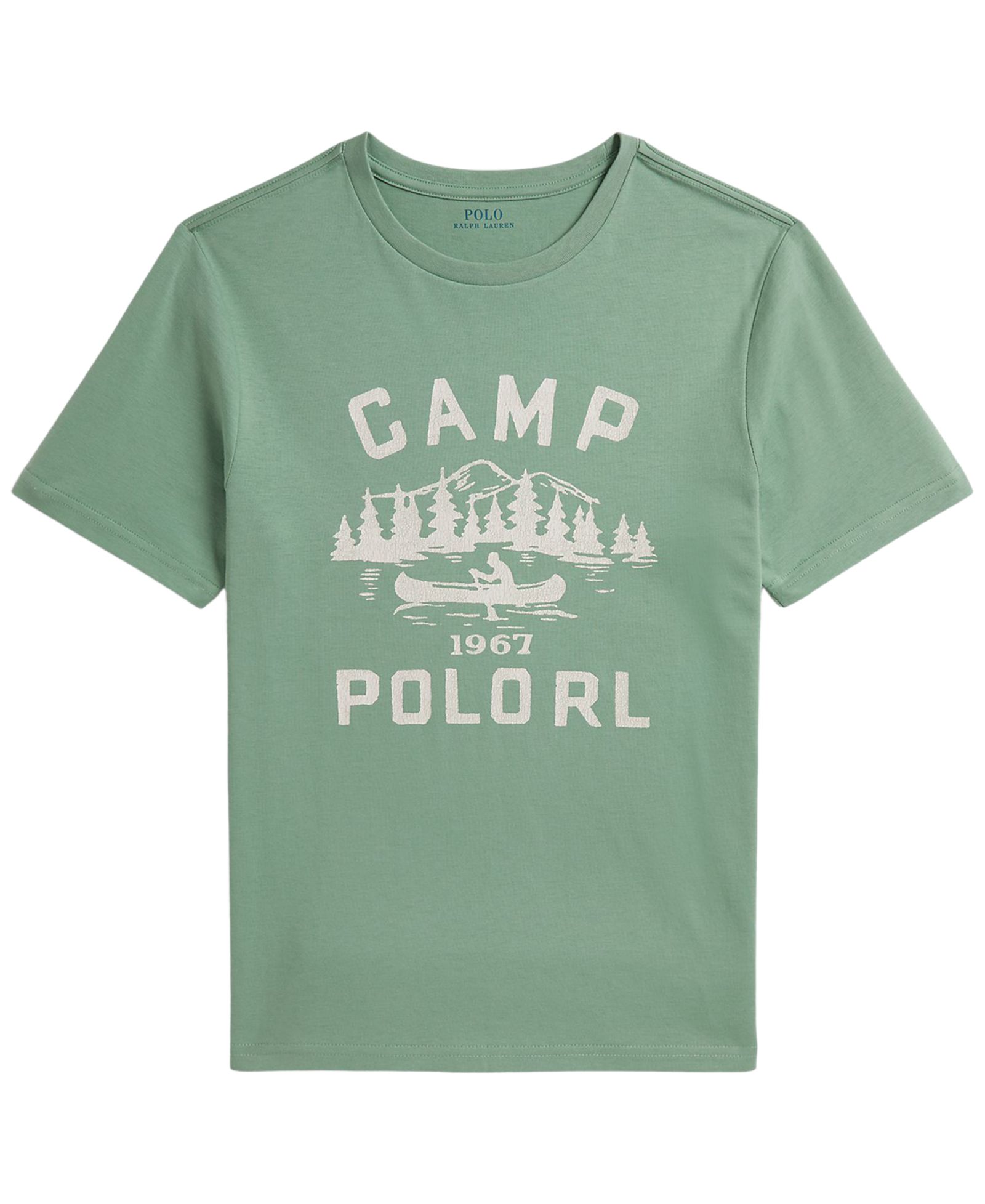 Детская футболка Polo Ralph Lauren с логотипом, хлопковый джерси
