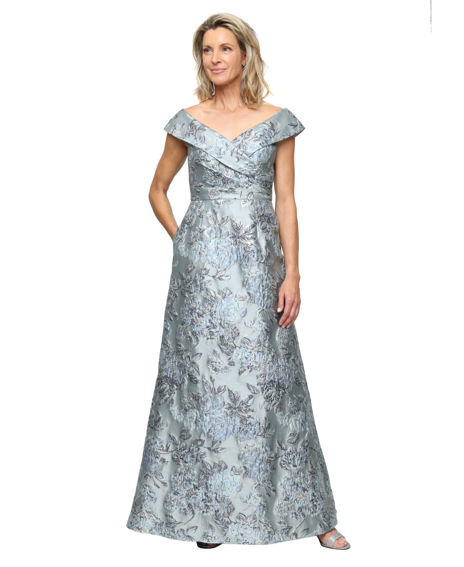 Вечернее платье Alex Evenings Women's Off-The-Shoulder Ball Gown