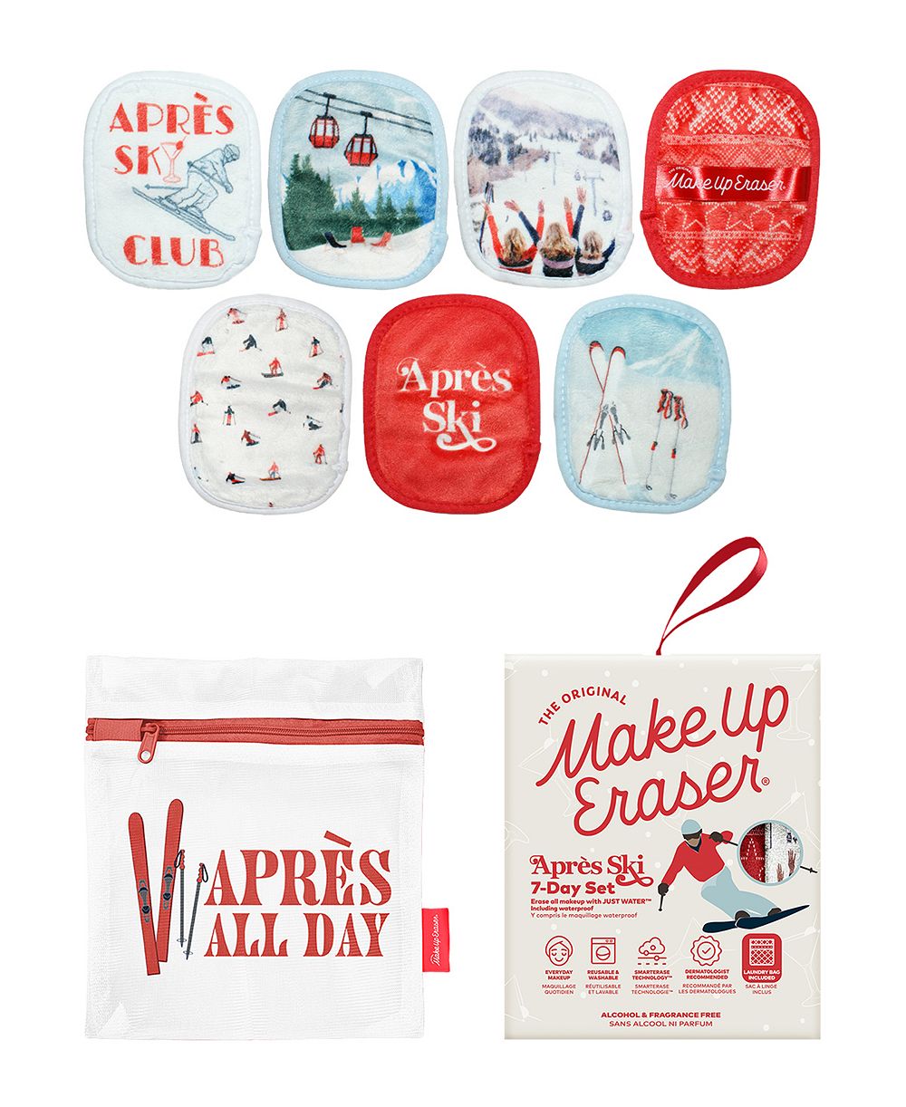 MakeUp Eraser многоразовый набор из 8 салфеток для снятия макияжа Apres Ski