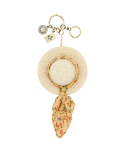 Patricia Nash Sun Hat Mini Straw Handbag Charm