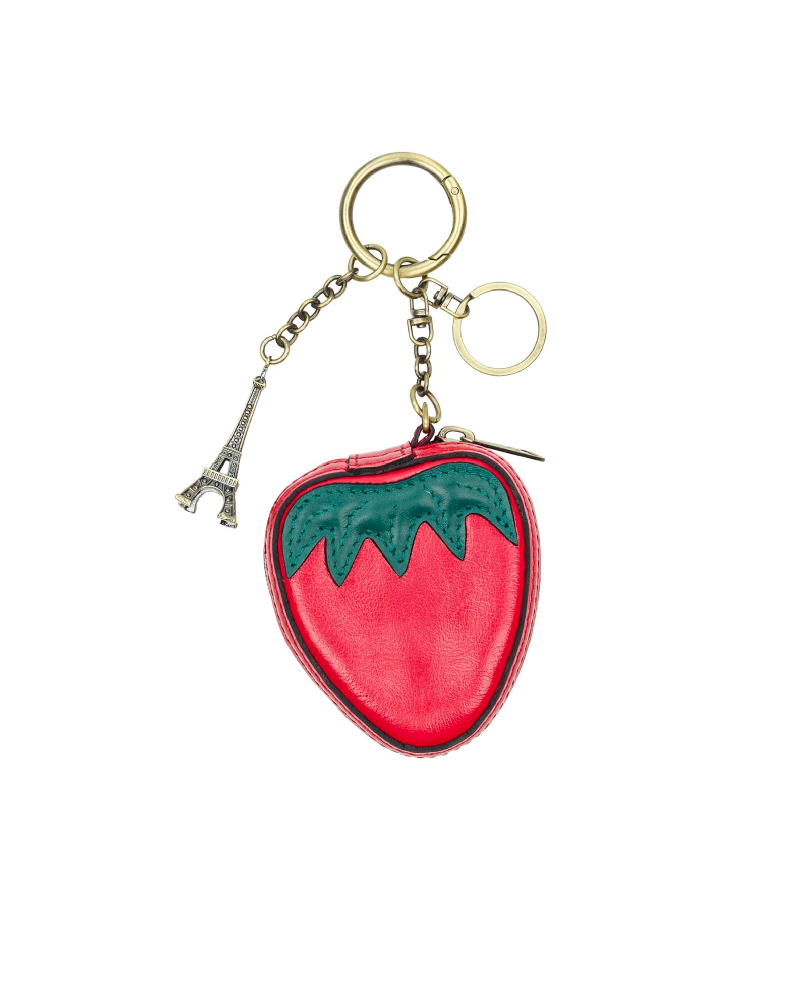 Мини-сумка Patricia Nash Strawberry Zip Around Leather Charm