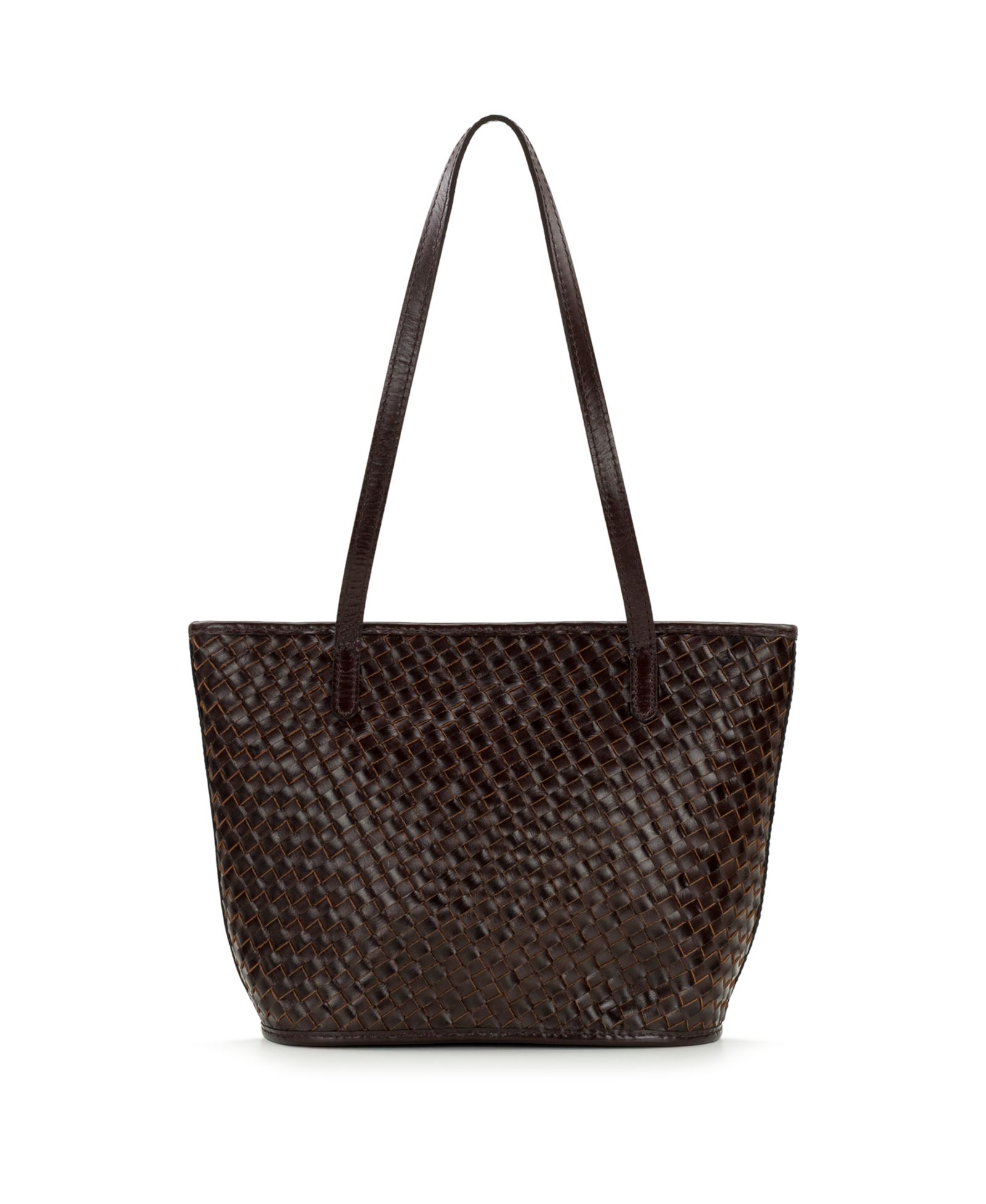 Patricia Nash Emmie Medium Woven Leather Tote Bag