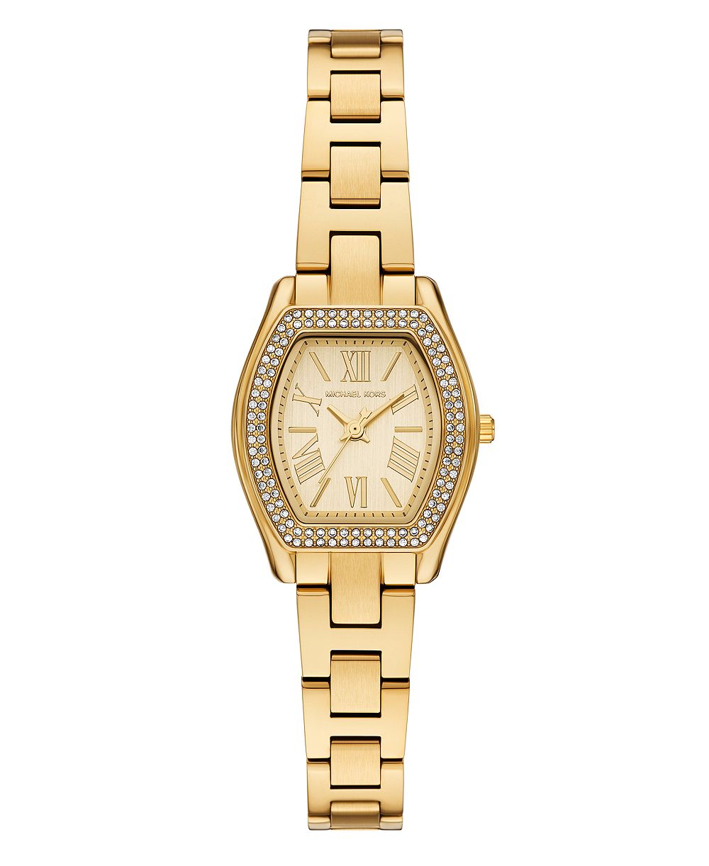 Женские часы Michael Kors Chelsea с тремя стрелками, золотистый оттенок, нержавеющая сталь, 25 мм