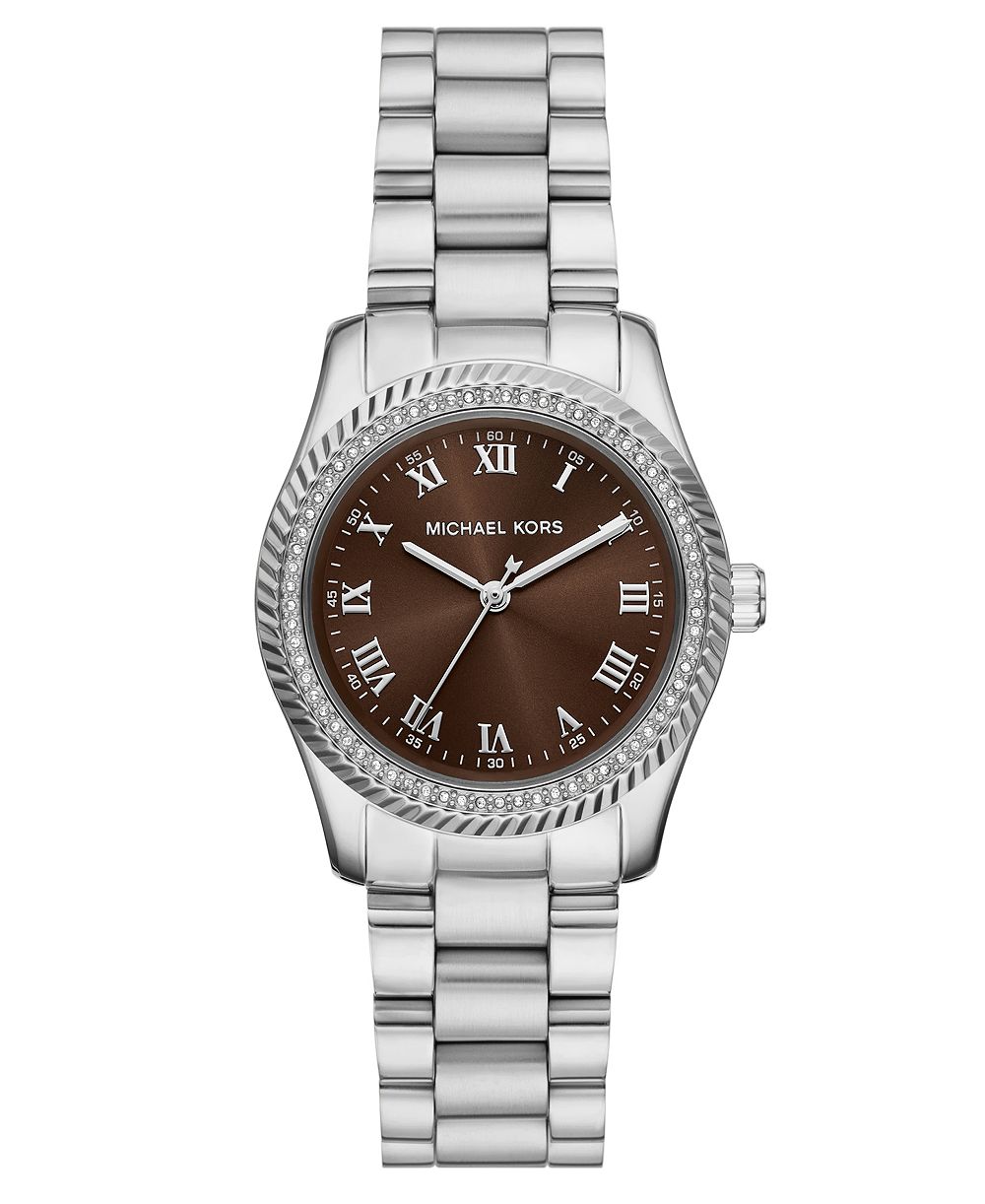 Женские наручные часы Michael Kors Lexington из нержавеющей стали с тремя стрелками 33 мм