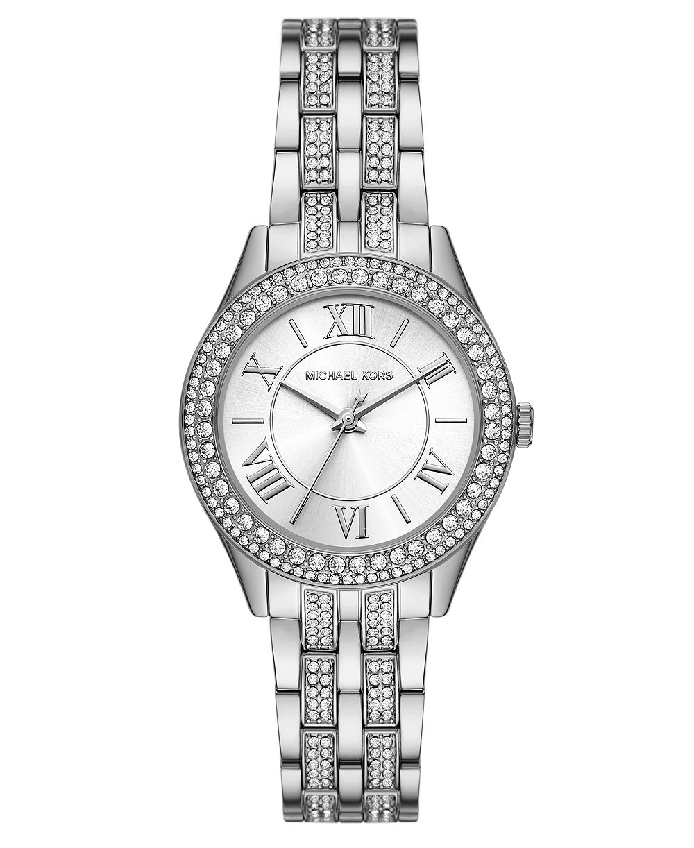 Женские часы Michael Kors Harlow с тремя стрелками, корпус из нержавеющей стали, 33 мм