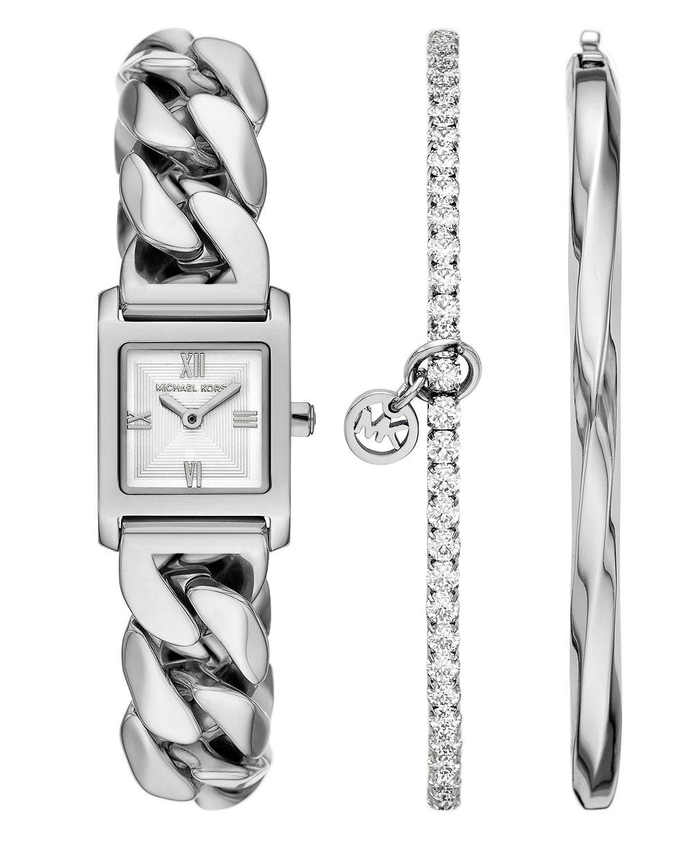 Женские часы Michael Kors Georgie с двумя стрелками, стальной корпус, 19 мм