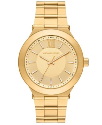 Мужские часы MICHAEL Michael Kors Billie Three-Hand Gold-Tone Stainless Steel 44mm