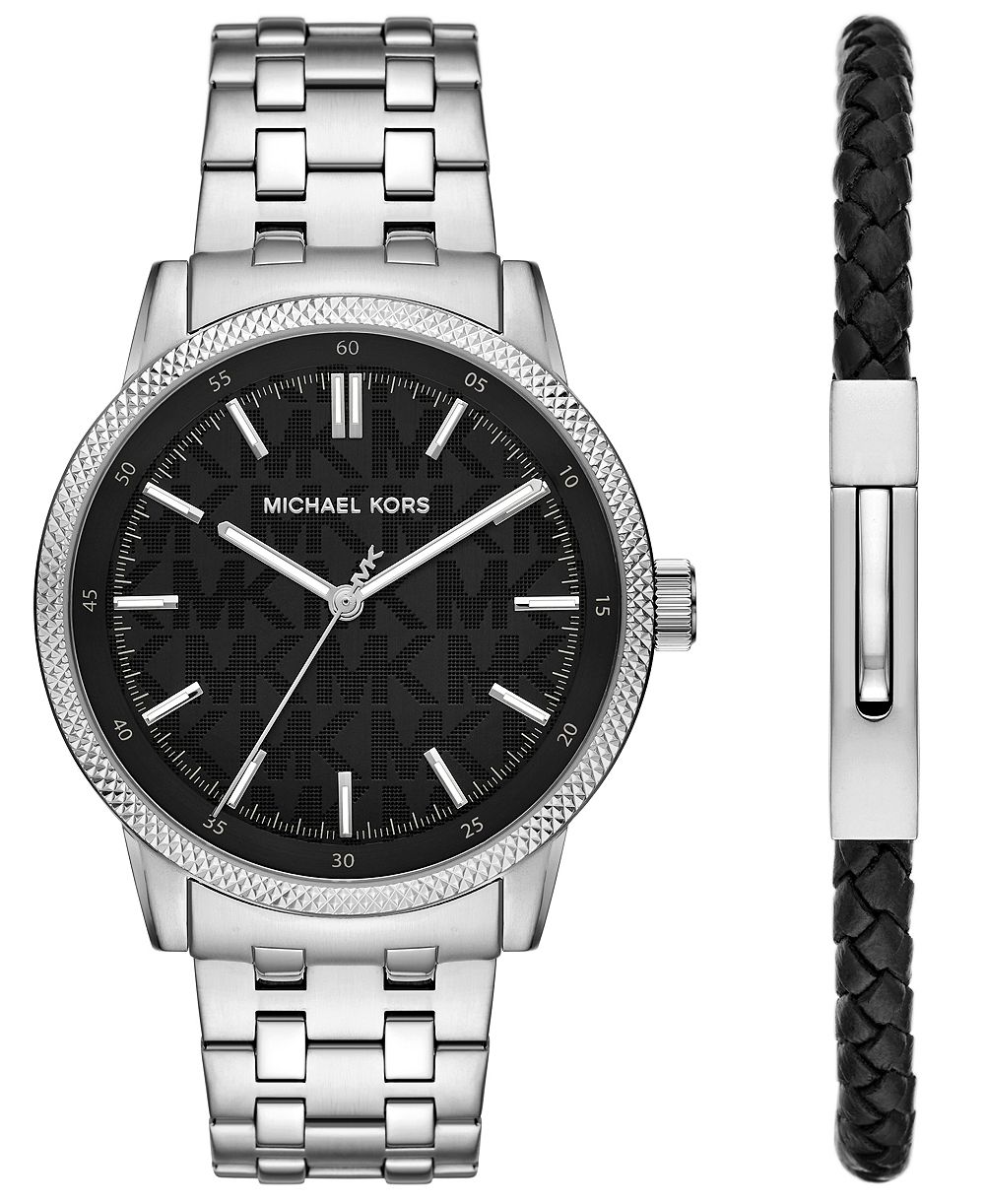 MICHAEL Michael Kors Мужские часы Wolfe Three-Hand из нержавеющей стали 32mm