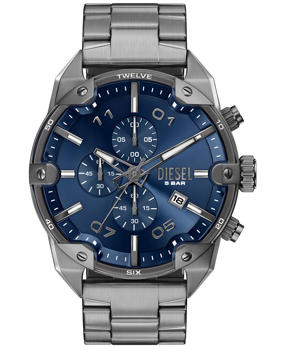 Мужские часы Diesel Spiked Quartz Chronograph 49mm