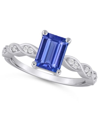 Tanzanite/White Gold