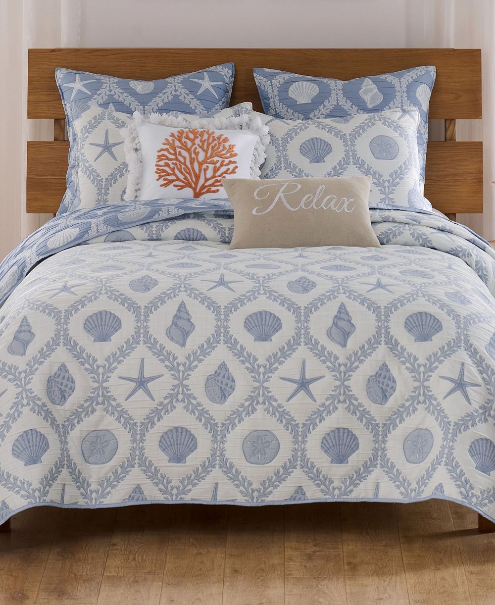 Greenland Home Fashions Laguna Reversible 2-Pc. Coverlet Set, Twin/Twin XL